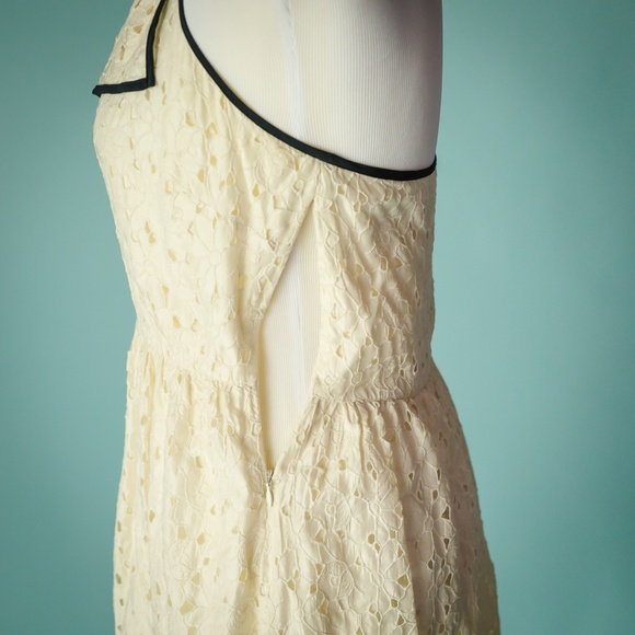 Anthropologie Lil 6 Ivory Lawn Party Eyelet Dress - Picture 6 of 8